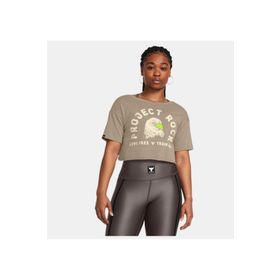 Under Armour 1383420-203 Kahve Kadın T-shirt