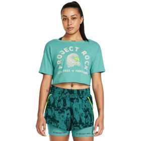 Under Armour 1383420-957 Yeşil Kadın T-shirt