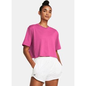 Under Armour 1383644-686 Pembe Kadın T-shirt