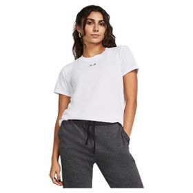 Under Armour 1383648-100 Campus Core Beyaz Kısa Kollu Kadın T-Shirt