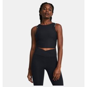Under Armour 1384008-001 Meridian Rib Siyah Kadın Antrenman Atleti