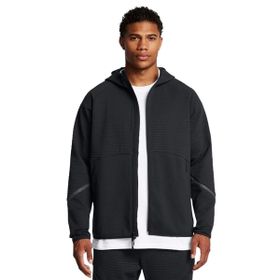 Under Armour 1386543-001 Unstoppable FLC Grid FZ Siyah Günlük Stil Erkek Eşofman Üstü