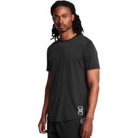 Under Armour 1386617-001 Run Anywhere Siyah Koşu Erkek T-Shirt