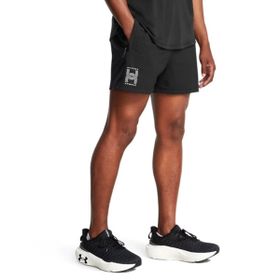 Under Armour 1386620-001 Run Anywhere Siyah Koşu Erkek Şort