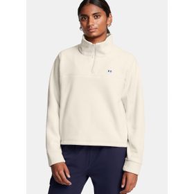 Under Armour 1387024-110 W Expanse Fleece HZ Beyaz Outdoor Kadın Eşofman Üstü