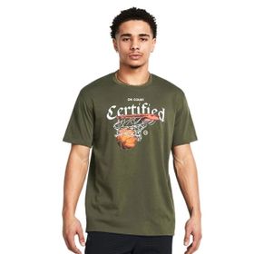 Under Armour 1387376-390 Heavyweight Yeşil Erkek T-shirt