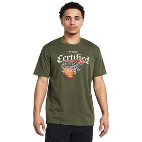 Under Armour 1387376-390 Heavyweight Yeşil Erkek T-shirt
