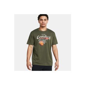 Under Armour 1387376-390 Heavyweight Yeşil Erkek T-shirt