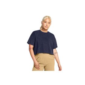 Under Armour 1389153-410 W Varsity Crop HW SS Mavi Antrenman Kadın T-Shirt