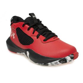 Under Armour 3025618-600 UA PS Lockdown 6 Kırmızı Erkek Çocuk Basketbol Ayakkabısı