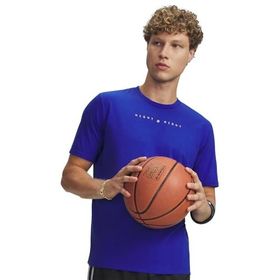 Under Armour 6009783-400 Lacivert Curry Night Night Tee Erkek Basketbol Tişört