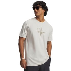 Under Armour 6012783-110 Beyaz Ua Explor Graphic Ss Erkek Günlük Tişört