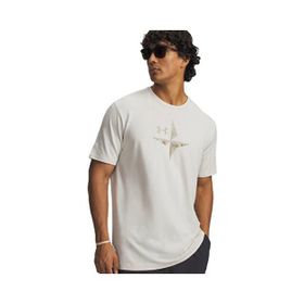 Under Armour 6012783-110 Beyaz Ua Explor Graphic Ss Erkek Günlük Tişört