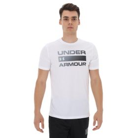 Under Armour A1329582-100 Beyaz Erkek T-Shirt