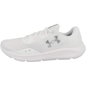 Under Armour Charged Pursuit 3 Beyaz Metalik Gümüş 101 Erkek Spor Ayakkabı