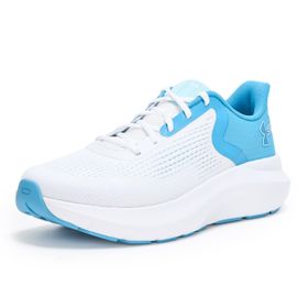 Under Armour Charged Rogue 5 Beyaz Eter Mavi Akış 101 Kadın Spor Ayakkabı