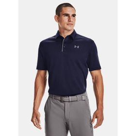 Under Armour Düz Koyu Lacivert Erkek Polo T-Shirt
