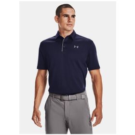 Under Armour Düz Koyu Lacivert Erkek Polo T-Shirt
