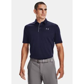 Under Armour Düz Koyu Lacivert Erkek Polo T-Shirt