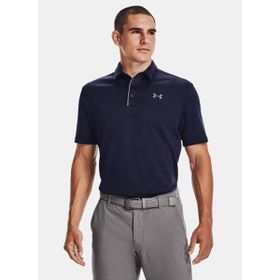 Under Armour Düz Koyu Lacivert Erkek Polo T-Shirt
