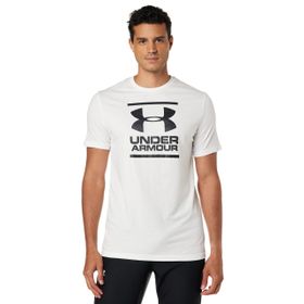 Under Armour Erkek UA GL Foundation Beyaz 100 L SS Tişört