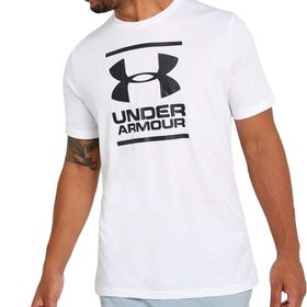 Under Armour Erkek UA GL Foundation Beyaz 100 L SS Tişört