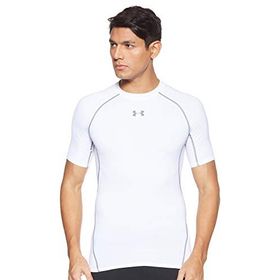Under Armour Heatgear Armour Beyaz Kısa Kollu Erkek Tişört