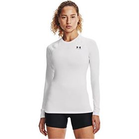 Under Armour HeatGear Compression Beyaz Uzun Kollu Kadın T-Shirt