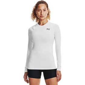 Under Armour HeatGear Compression Beyaz Uzun Kollu Kadın T-Shirt