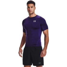 Under Armour HeatGear Compression Kısa Kollu Lacivert Erkek Tişört