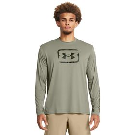 Under Armour Iso-chill Freedom Hook Uzun Kollu Beyaz Erkek Tişört