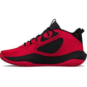 Under Armour Lockdown 6 Kırmızı Siyah Beyaz 44 Numara Erkek Basketbol Ayakkabısı