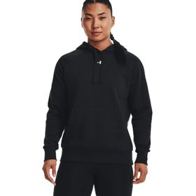 Under Armour Rival Fleece Kapüşonlu Fermuarlı Siyah Kadın Sweatshirt