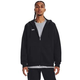 Under Armour Rival Fleece Kapüşonlu Fermuarlı Siyah Kadın Sweatshirt