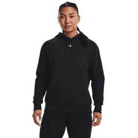 Under Armour Rival Fleece Kapüşonlu Fermuarlı Siyah Kadın Sweatshirt