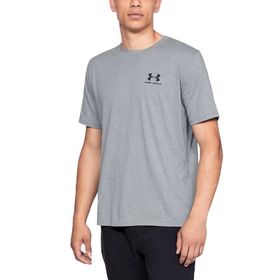 Under Armour Sportstyle Left Chest Ss Gri Erkek T-shirt