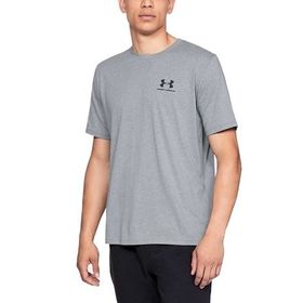 Under Armour Sportstyle Left Chest Ss Gri Erkek T-shirt