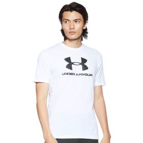 Under Armour Sportstyle Logo Beyaz Kısa Kollu Erkek Tişört