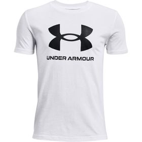 Under Armour Sportstyle Logo Ss Beyaz Erkek T-Shirt