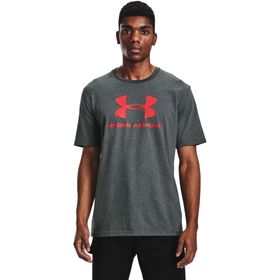 Under Armour Sportstyle Logo Ss-Gry Gri Erkek T-Shirt