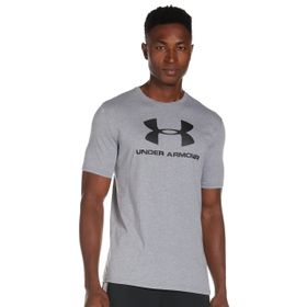 Under Armour Sportstyle Logo Ss-Gry Gri Erkek T-Shirt