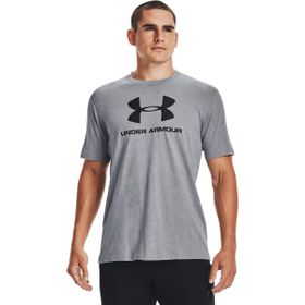 Under Armour Sportstyle Logo Ss-Gry Gri Erkek T-Shirt