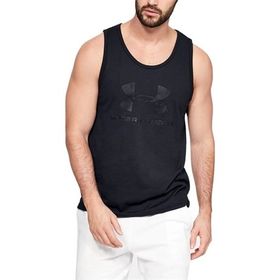 Under Armour Sportstyle Logo Tank Siyah Erkek Atlet