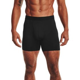 Under Armour Tech Mesh 6 in 2 Pack Black Black Erkek Boxer