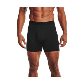 Under Armour Tech Mesh 6 in 2 Pack Black Black Erkek Boxer