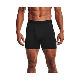 Under Armour Tech Mesh 6 in 2 Pack Black Black Erkek Boxer