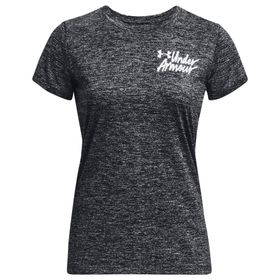 Under Armour Tech Twist Graphic SS Black Kadın T-shirt