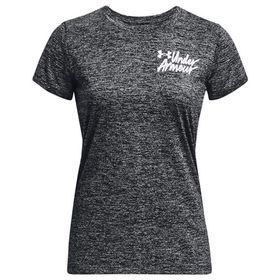 Under Armour Tech Twist Graphic SS Black Kadın T-shirt