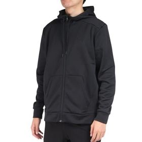 Under Armour UA Armour Fleece FZ Black-Black Hoodie Erkek Sweatshirt
