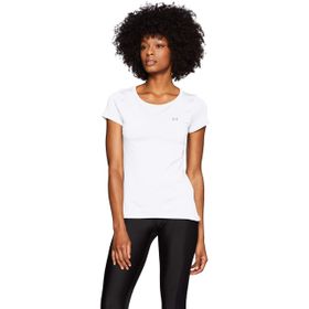 Under Armour Ua Hg Armour Ss Beyaz Kadın T-Shirt